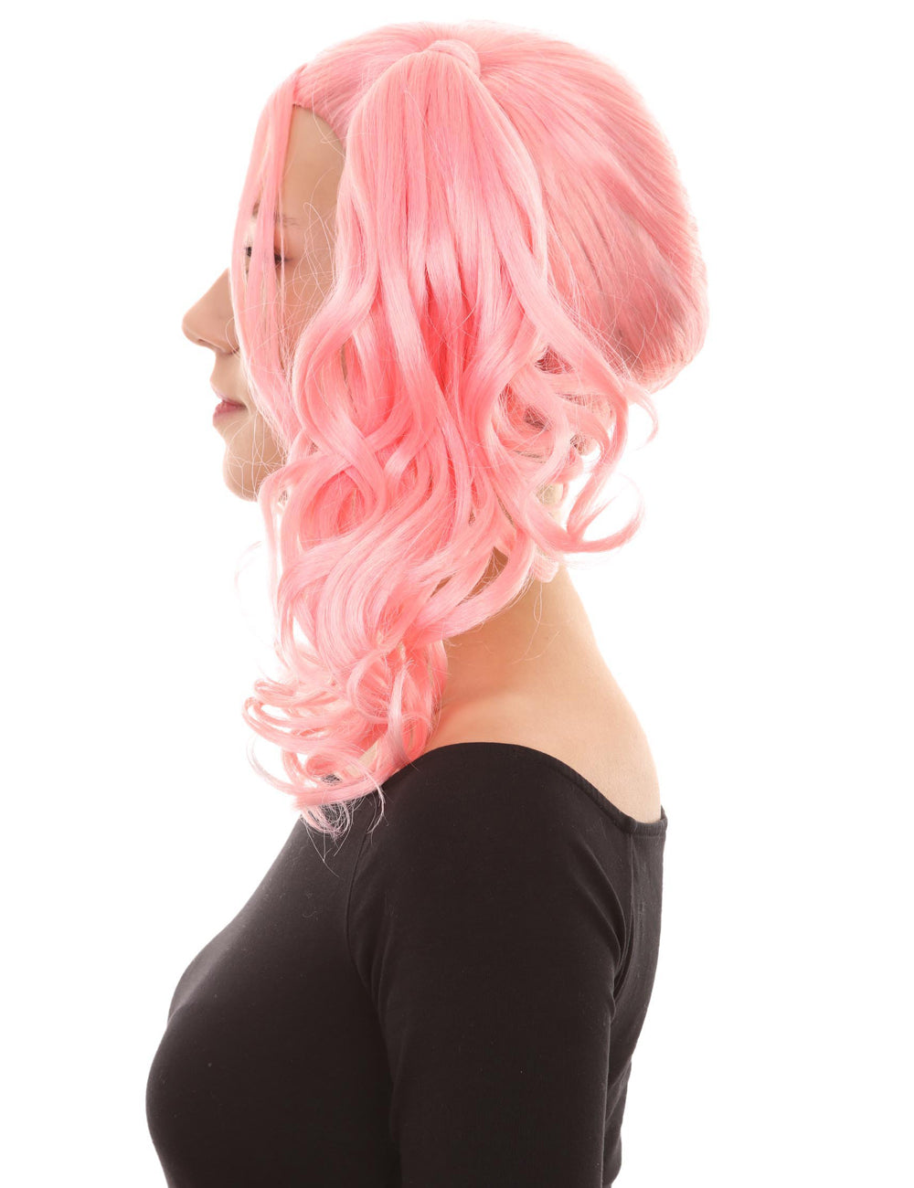 Wigs2you ハロウィンパーティー プレミアム レディース H-754 ドリー ピグテール ウィッグ コーラル色
