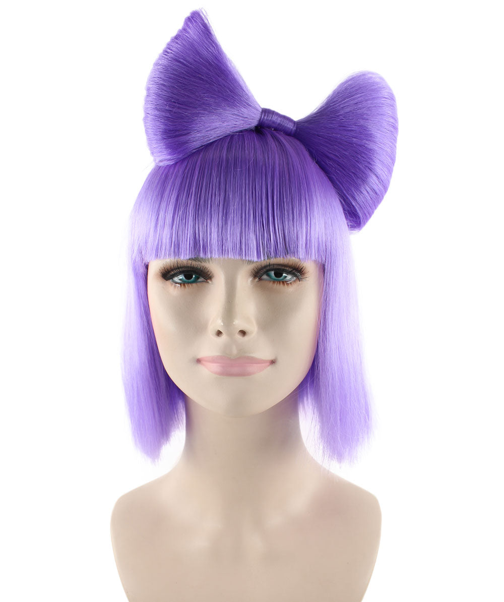 ハロウィンパーティ プレミアムレディース H-1668 ライラックバタフライウィッグ
