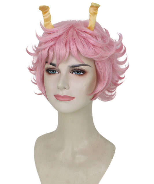 女性用 H-5995 アニメ 陽気な女の子の主人公 コスプレウィッグ ハロウィンやコスプレに最適 難燃性合成繊維