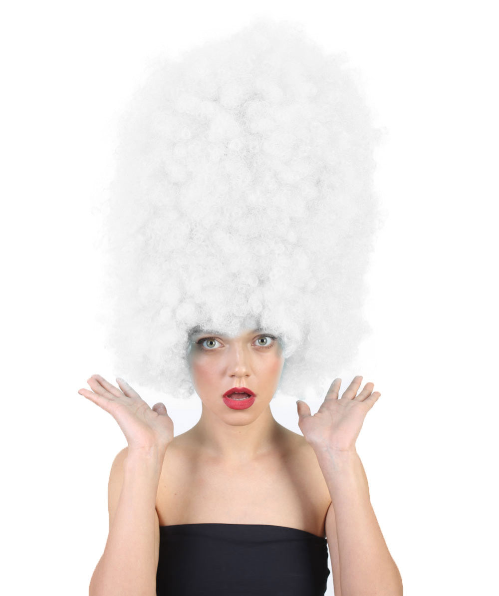Wigs2you ハロウィンパーティ プレミアムレディース H-2012 着用しやすい 超巨大 ホワイト アフロウィッグ スタイルを大きくする