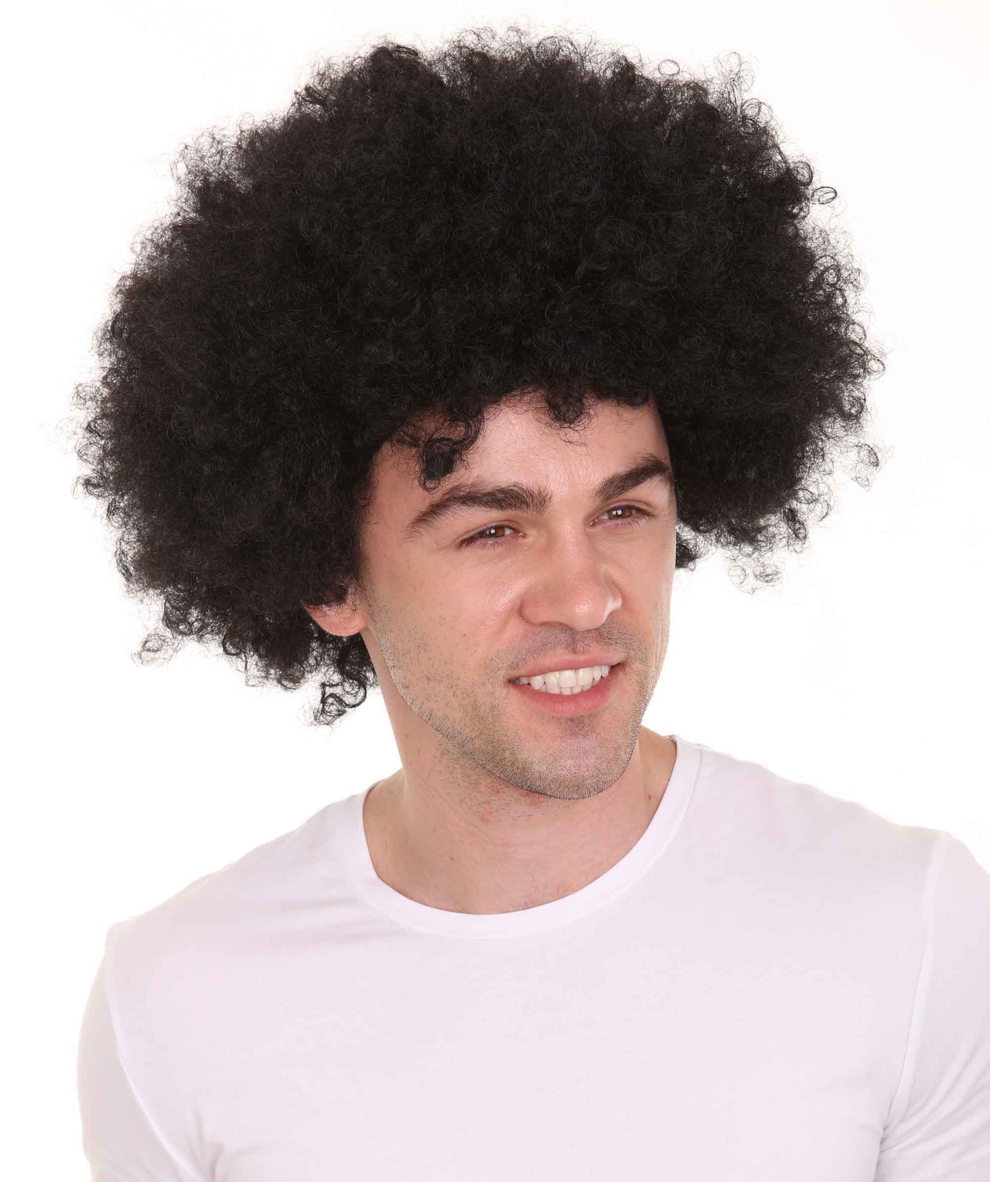 Wigs2you ハロウィンパーティープレミアム メンズ H-601 スーパーアフロウィッグ ブラック