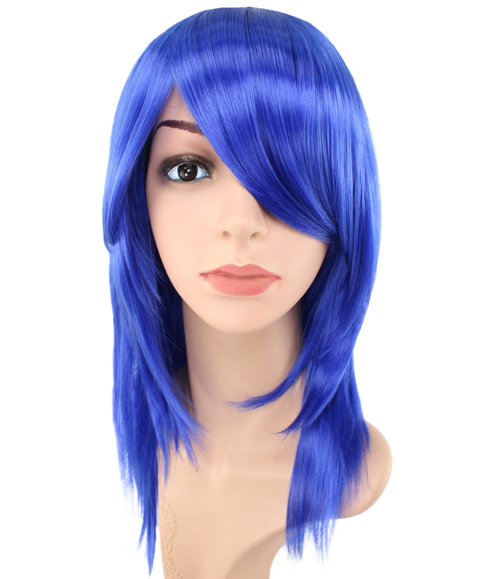 レディースファッション C-071 ロングストレート C-ワインレッド コスプレヒートスタイラブルウィッグ