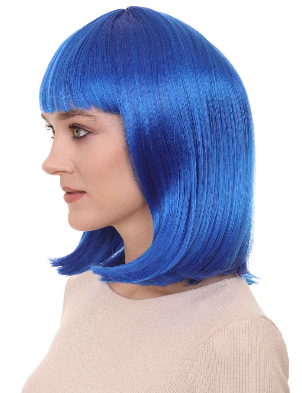 Wigs2you ハロウィンパーティー プレミアム レディース H-659 ダークブルー ボブウィッグ