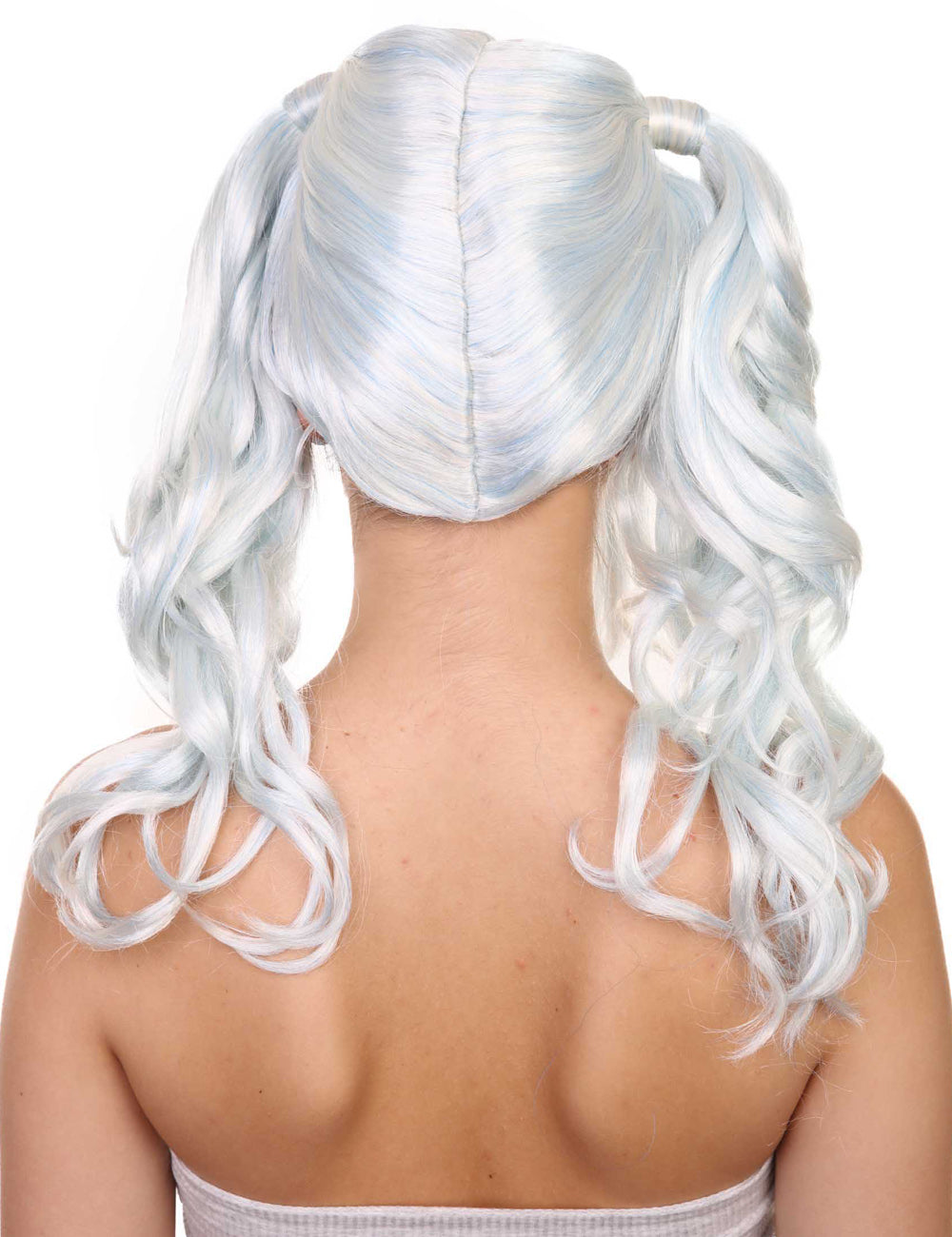 Wigs2you ハロウィンパーティー プレミアム レディース H-760 ドリー ピグテール ウィッグ スカイブルー色