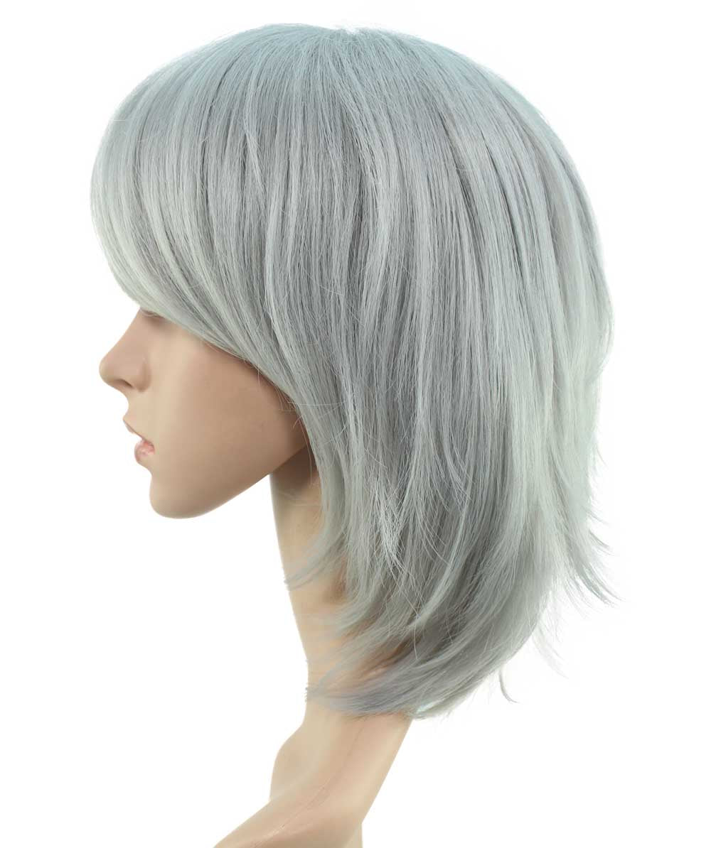 レディースファッション C-058 ミディアム C-ダークネイビー コスプレヒートスタイラブルウィッグ