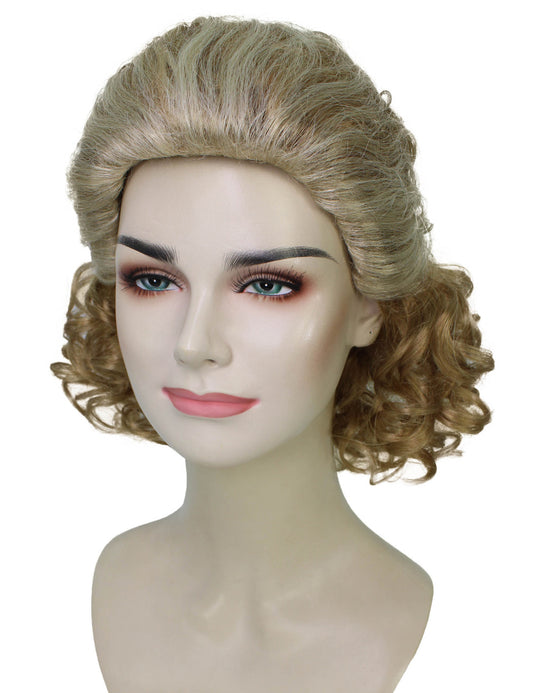 Wigs2you ハロウィンパーティ プレミアムレディース ジュリアロバーツフリンジバックブロンドウィッグ H-5729