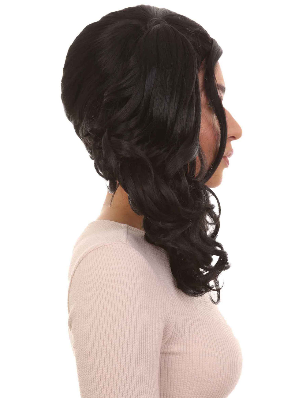 Wigs2you ハロウィンパーティー プレミアム レディース H-757 ドリー ピグテール ウィッグ ブラックカラー