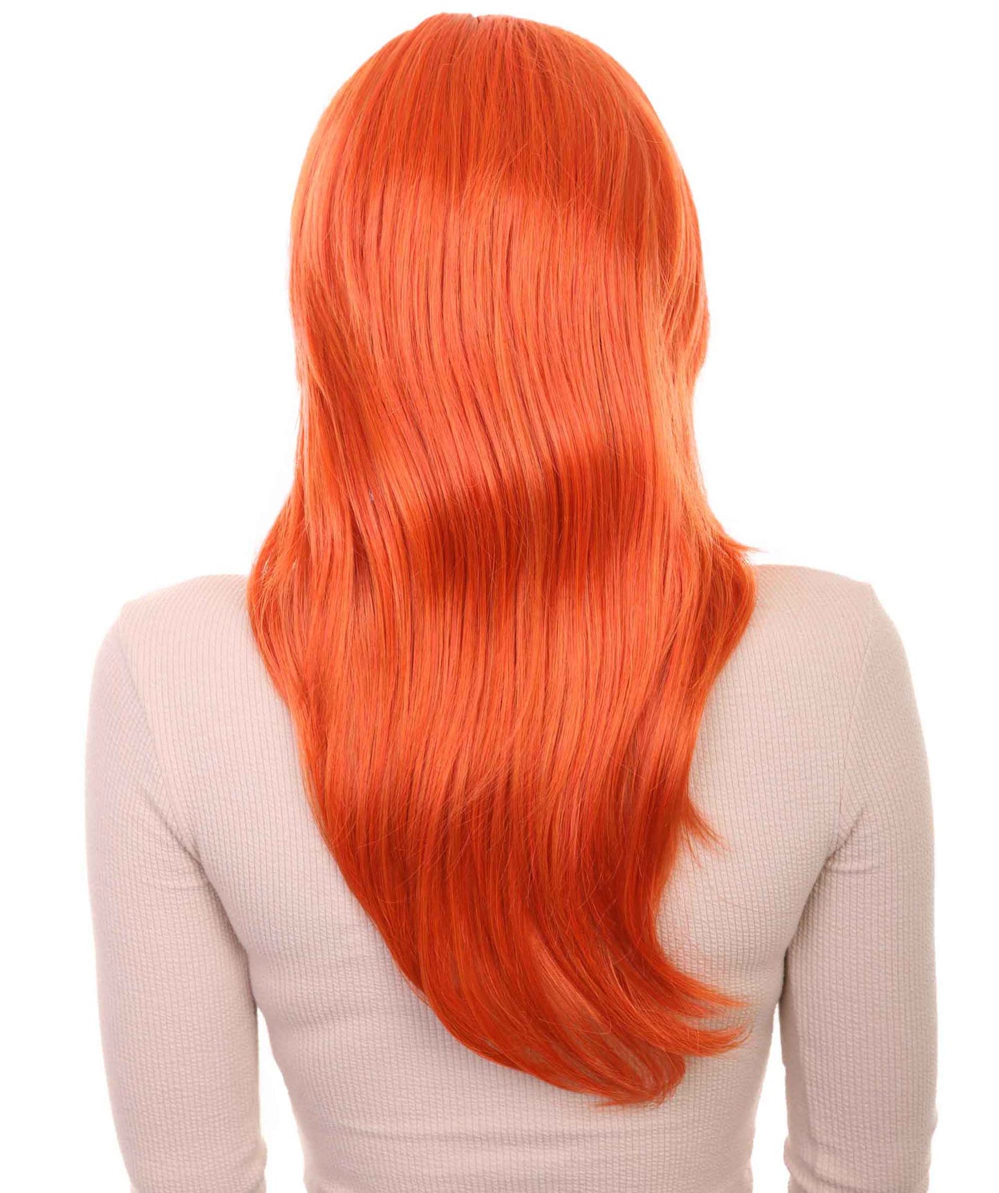 Wigs2you ハロウィンパーティー プレミアム レディース H-931 3レイヤーのパーティーガールウィッグ オレンジ色