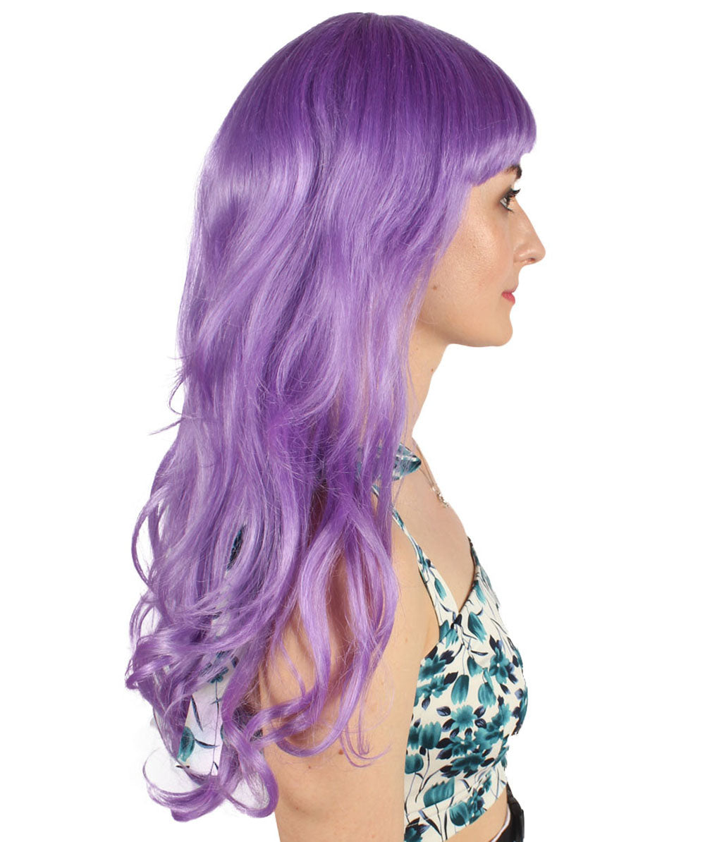 Wigs2you ハロウィン パーティー プレミアム H-821 バットマン 女性ジョーカー ウィッグ ライラック色