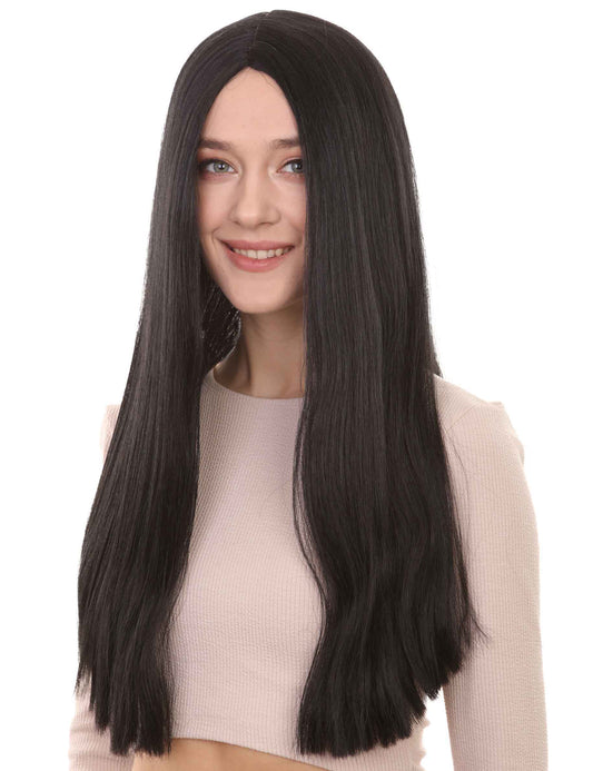 Wigs2you ハロウィンパーティープレミアムレディース H-560 ブラック "ウィッチ" ウィッグ