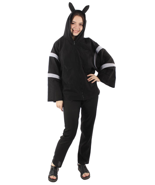 女性 JCO-444 のコウモリコスチューム ブラックハロウィンコスチューム