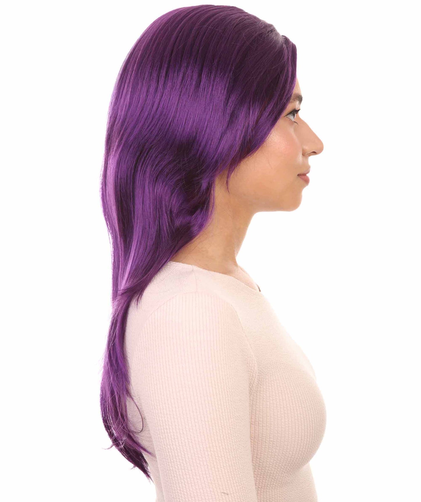 Wigs2you ハロウィンパーティープレミアム H-943 3レイヤーのパーティーガールウィッグ バイオレットカラー