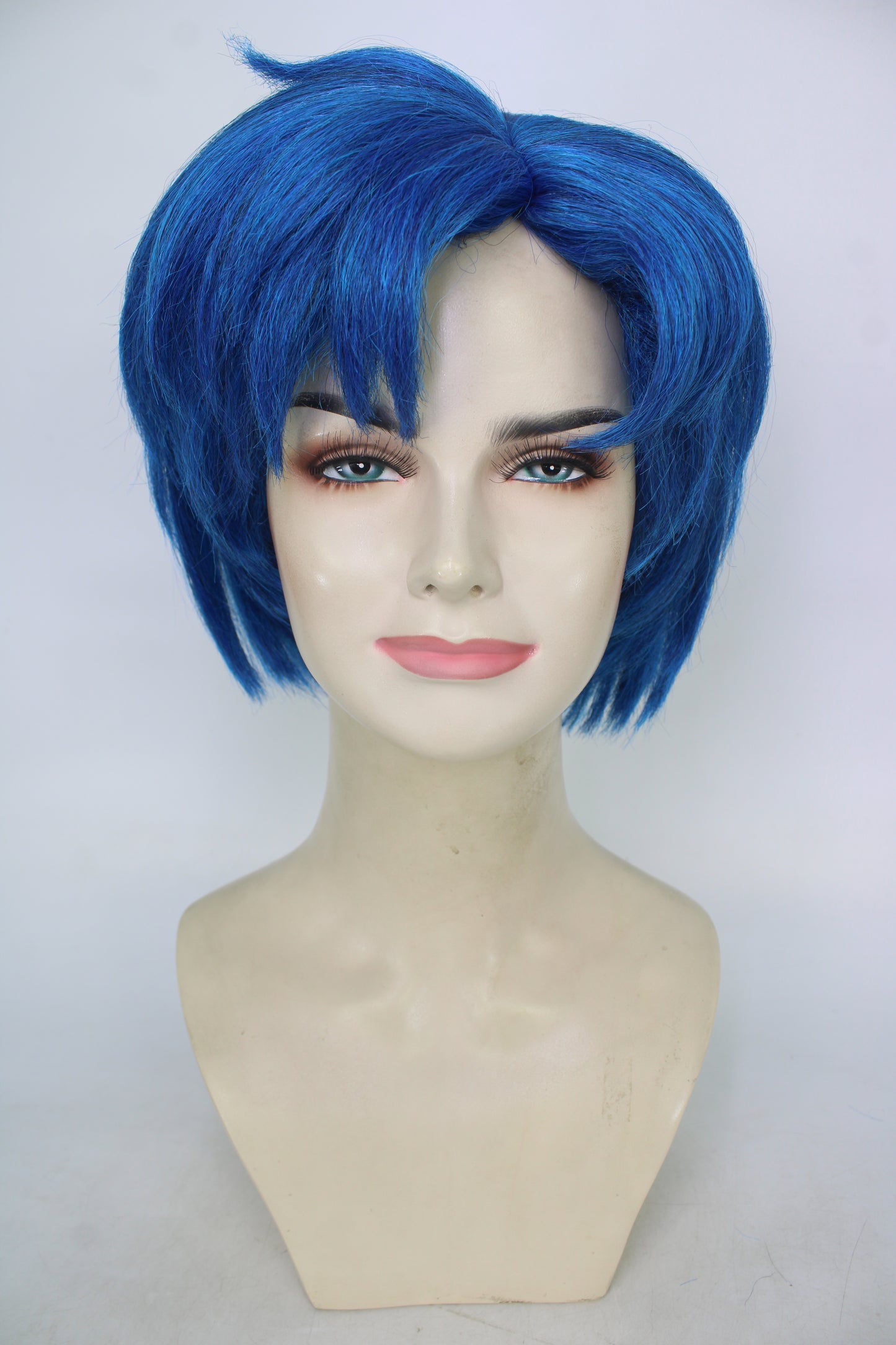 レディース H-5957 日本のアニメ ガーディアン キャラクター ブルー ウィッグ パーティーとコスプレに最適 難燃性合成ファイバー