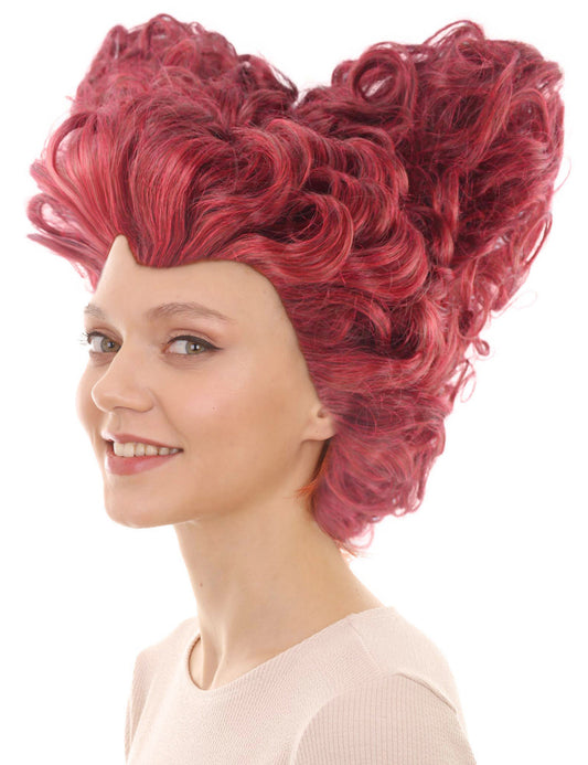コスプレレディースウィッグ レッドクイーンオブハート H-2778 豪華スタイル ハロウィンパーティープレミアムウィッグ