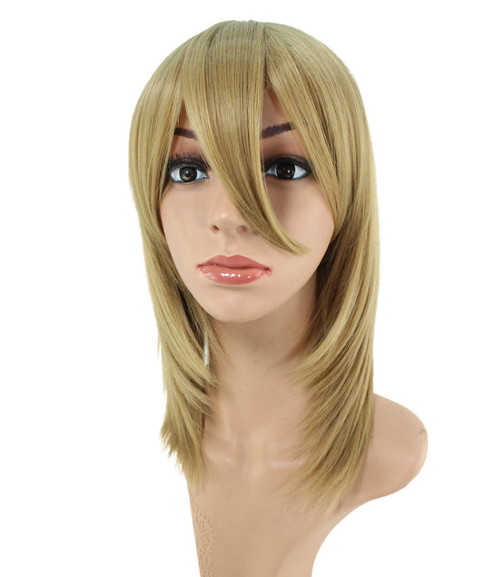 レディースファッション C-057 ミディアム C-ライトバイオレット コスプレヒートスタイラブルウィッグ