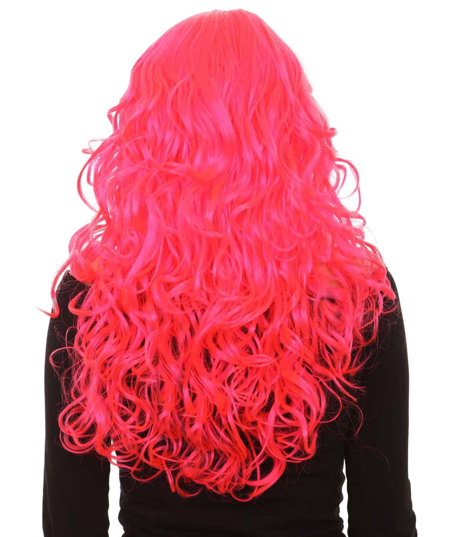 Wigs2you ハロウィンパーティープレミアム H-847 バットマン 女性ジョーカーウィッグ ネオンピンク色