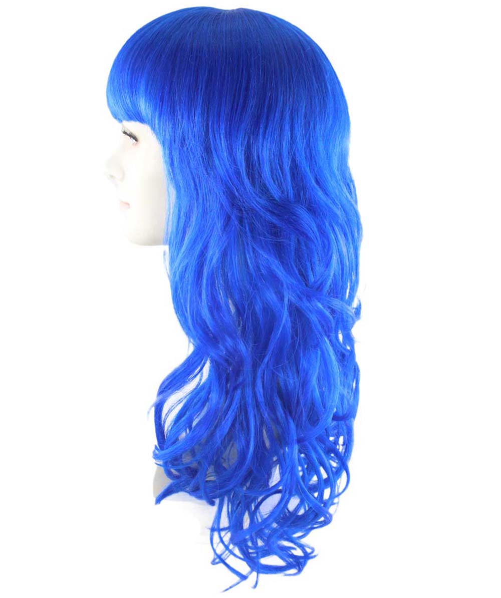 Wigs2you ハロウィン パーティー プレミアム H-820 バットマン 女性ジョーカー ウィッグ ダークブルー色