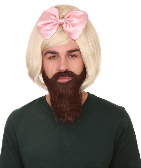 ハロウィンパーティー プレミアム 男性用 H-2152 ファニー クイーン トリキシー・マテル ウィッグと口ひげ