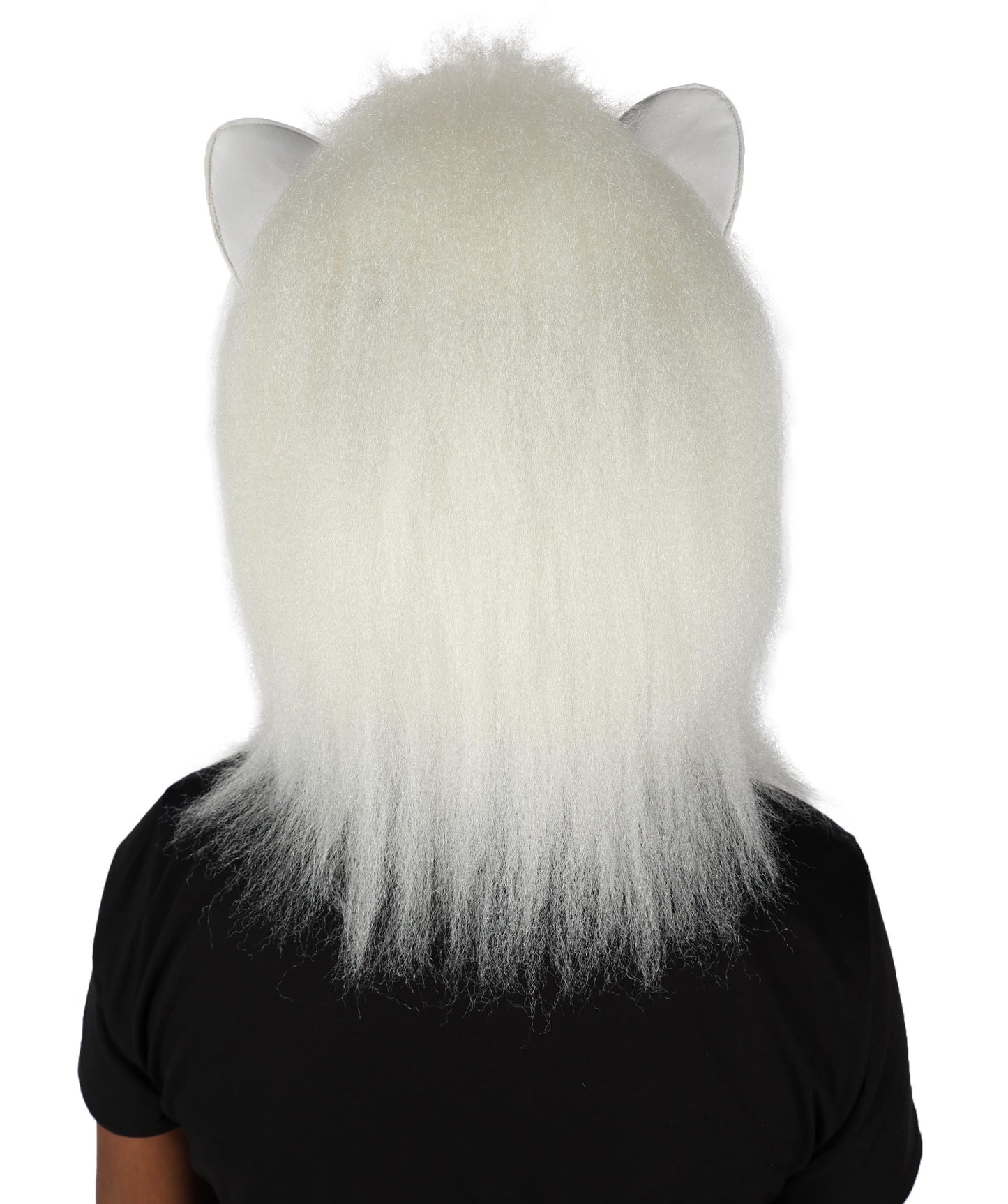 ユニセックス毛皮動物ウィッグとマスクセット H-6771BR ハロウィンやテーマパーティー用の完全な動物コスプレ