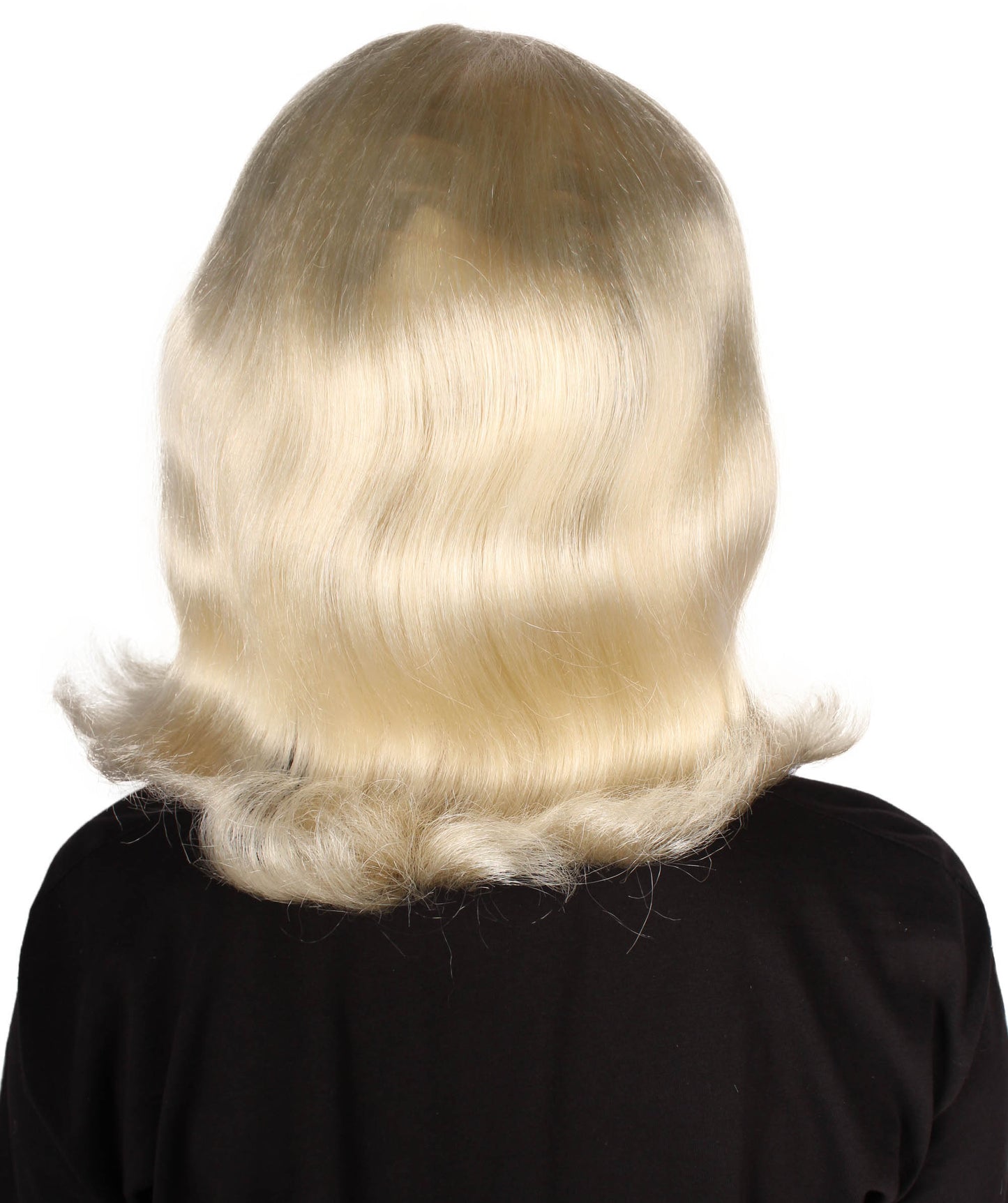 女性用 ブロンド ストレート ショルダーレングス 50's フリップ ウィッグ H-5347 プレミアムハロウィンウィッグ