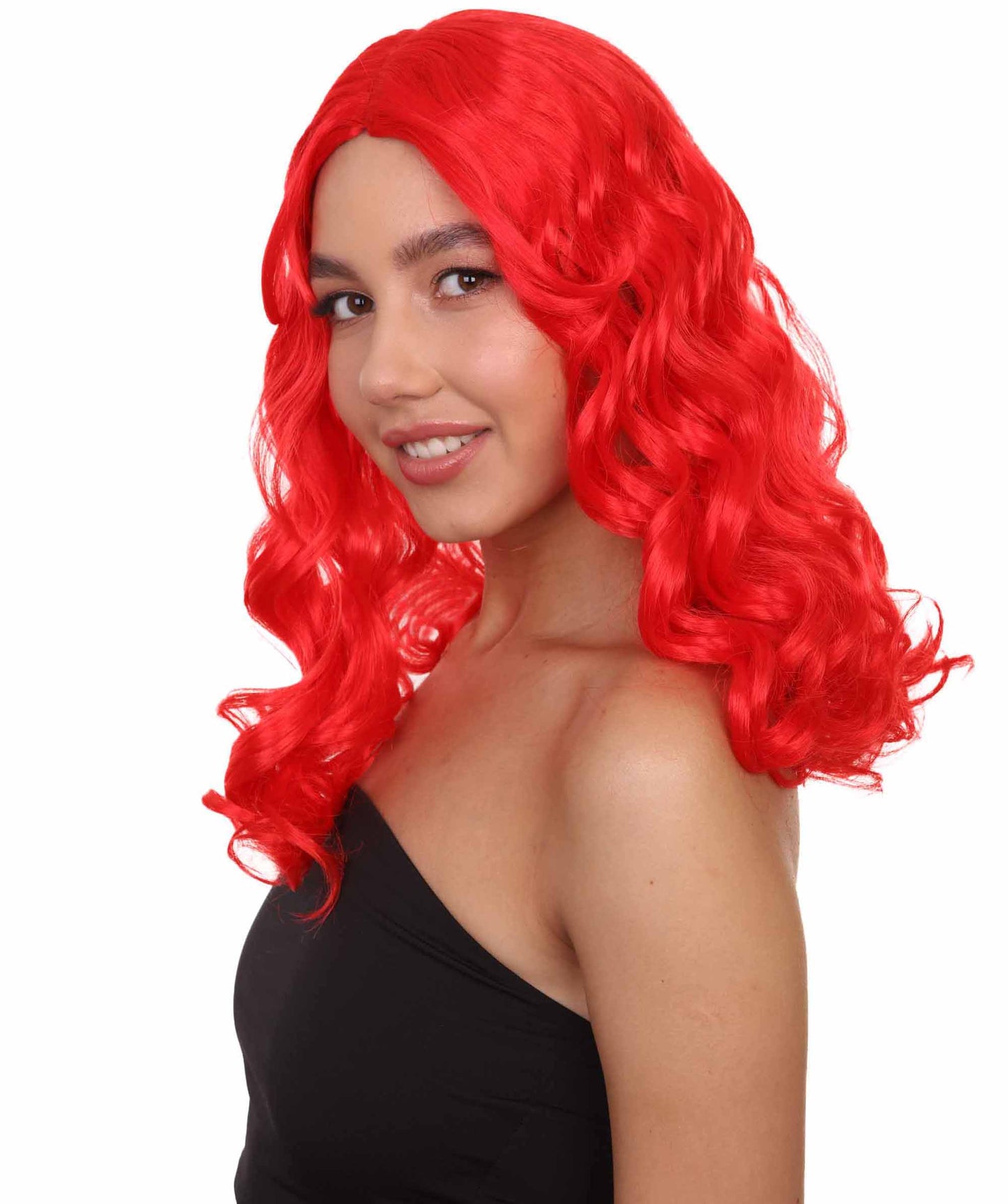 Wigs2you ハロウィンパーティープレミアム レディース H-1078 アリスウィッグ 鏡の国のアリス レッド色