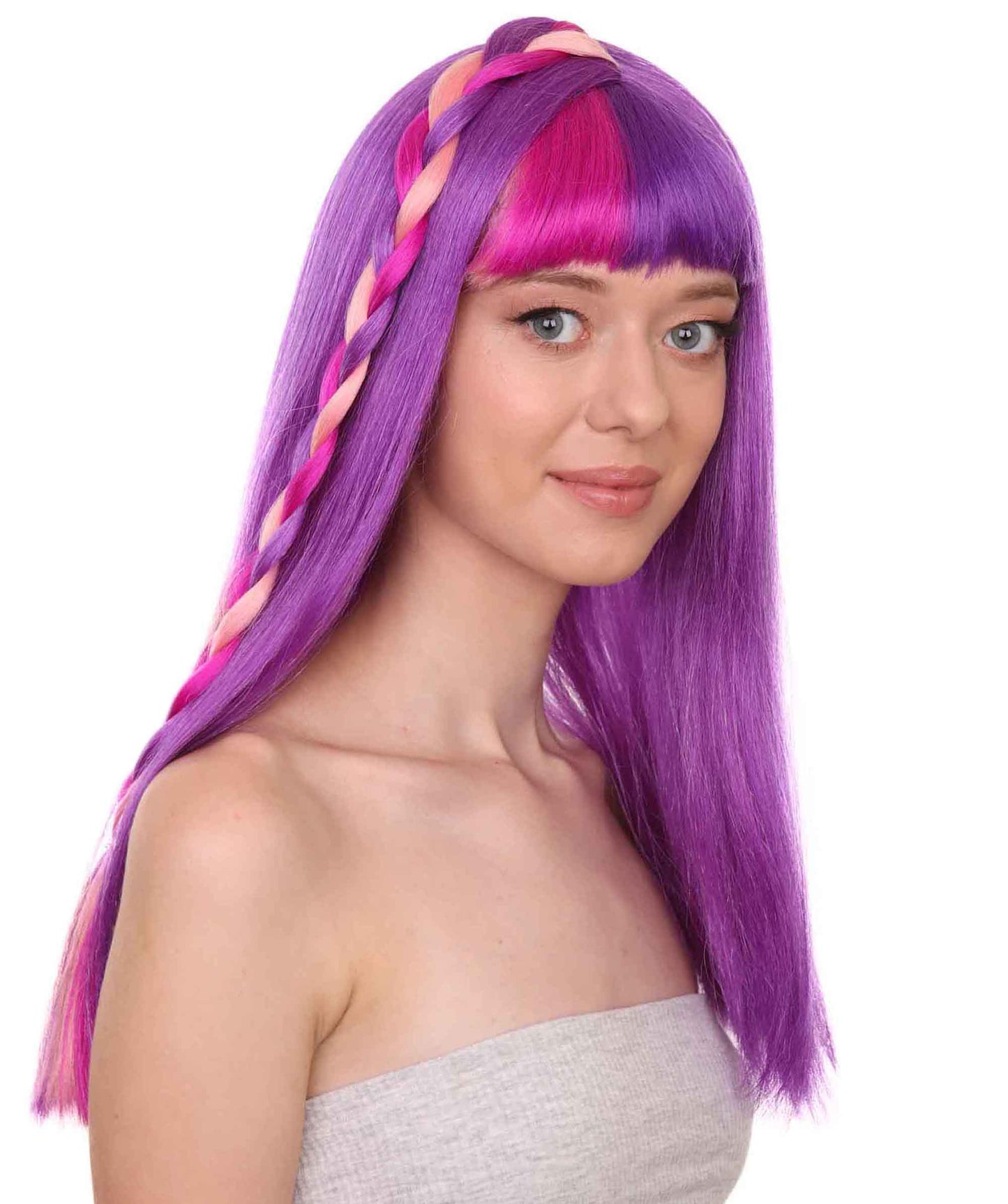 プレミアムハロウィンパーティーレディ H-5456 ロングレングス アニメポニーウィッグ