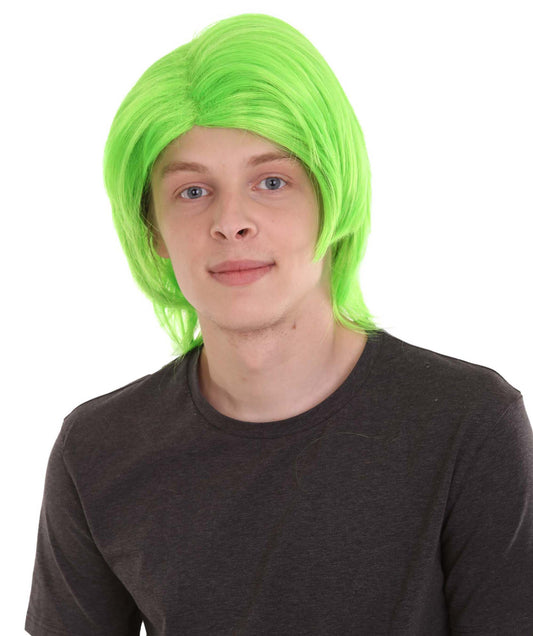 ハロウィンパーティー プレミアム 男性用 H-2315 東京スタイル グリーン ウィッグ