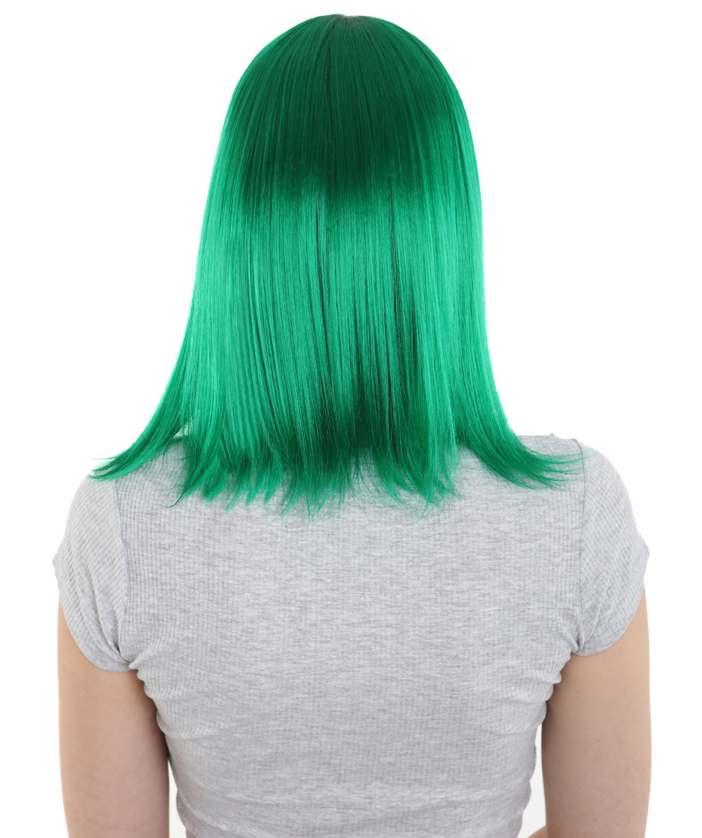 Wigs2you ハロウィンパーティープレミアム H-896 スワンプクイーンウィッグ ダークグリーン色