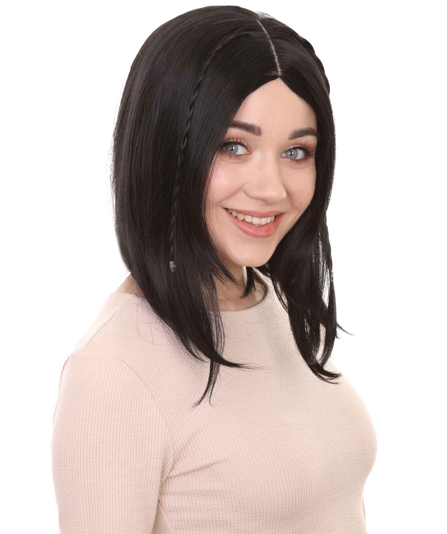 Wigs2you ハロウィンパーティープレミアム レディース H-907 スワンプクイーンウィッグ ブラックカラー