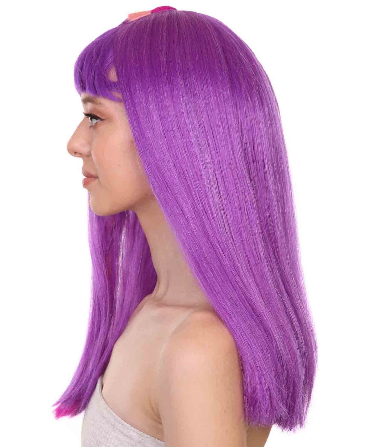 プレミアムハロウィンパーティーレディ H-5456 ロングレングス アニメポニーウィッグ