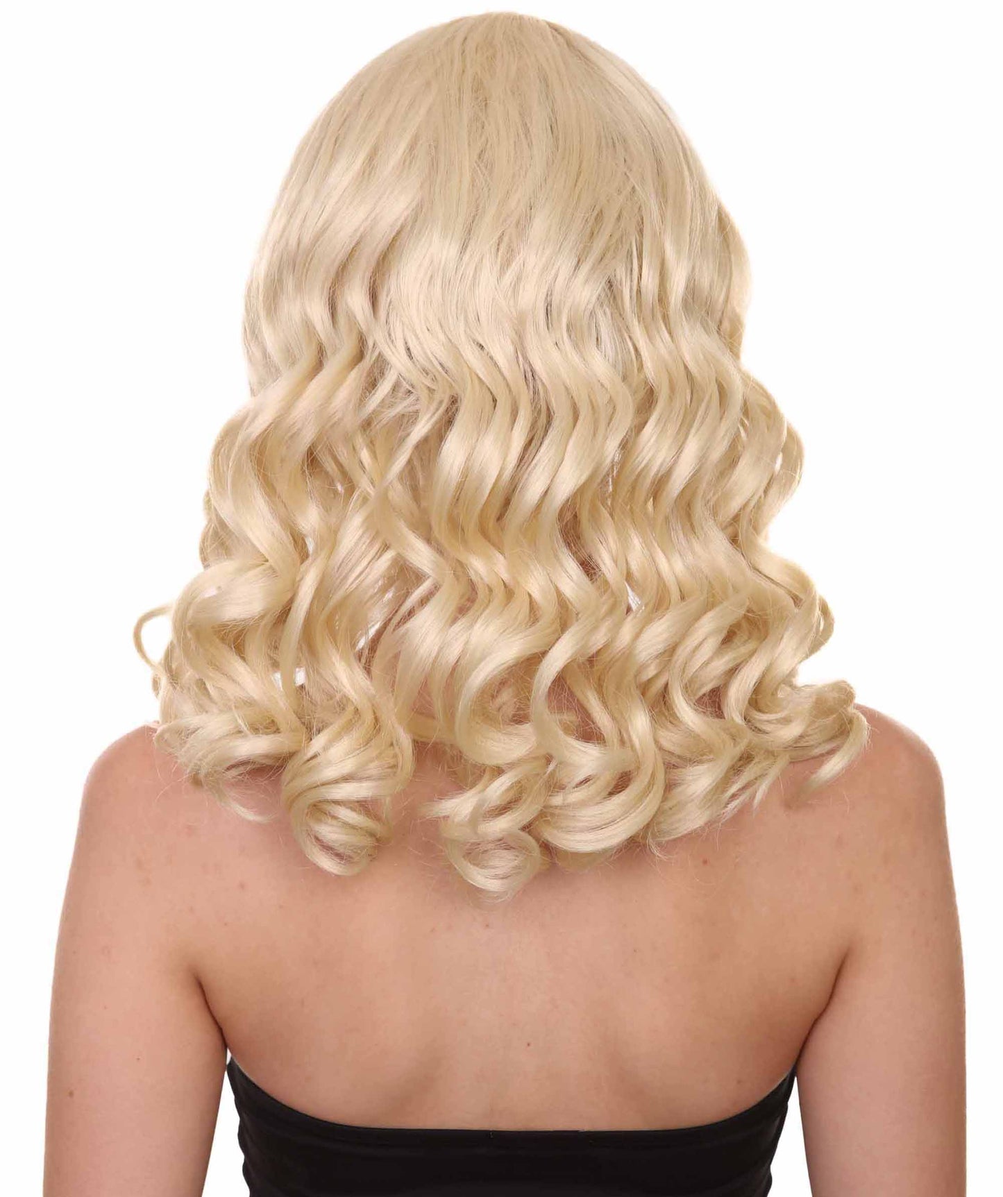 Wigs2you ハロウィンパーティー プレミアム レディース H-1102 とても快適なアリスウィッグ 鏡の国のアリス ブロンドカラー