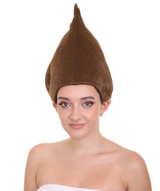 女性用ドワーフウィッグコレクション H-3458 コスプレオーバーントロールスタイルウィッグ プレミアム通気性のあるキャップレスキャップ