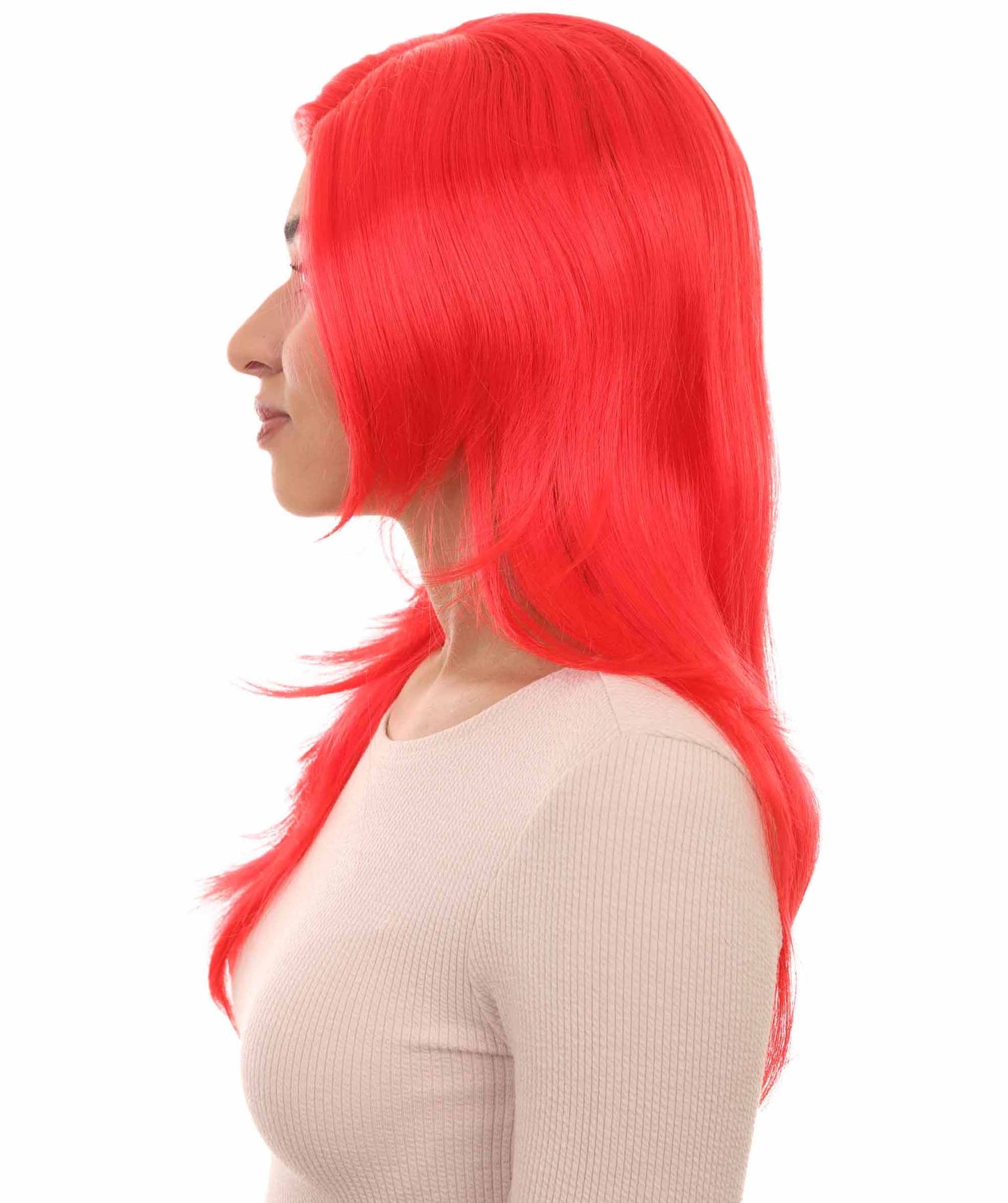 Wigs2you ハロウィンパーティー プレミアム レディース H-928 3レイヤーのパーティーガールウィッグ レッドカラー