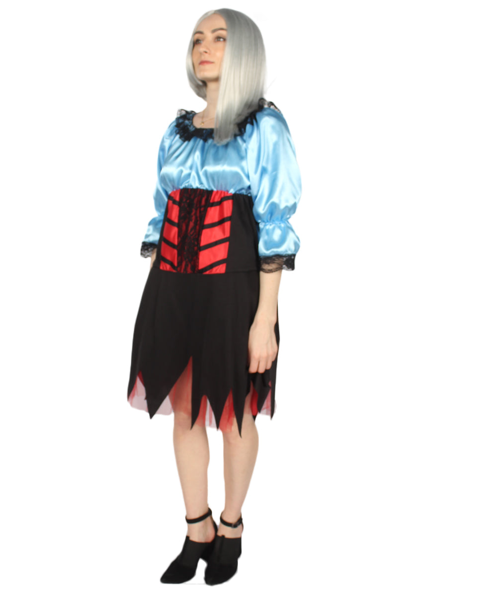 ウィメンズ JCP-021_1 コスチューム セクシー パイレーツ ライトブルー コスプレ コスチューム