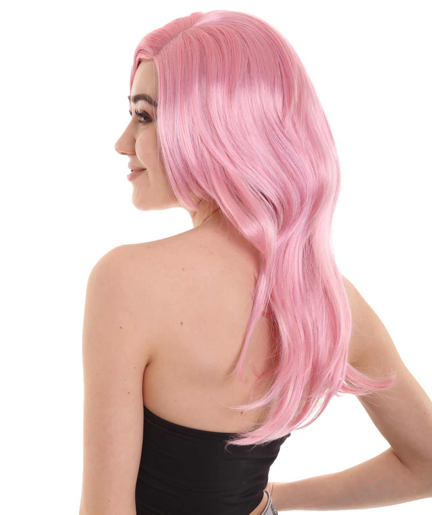 Wigs2you ハロウィン パーティー プレミアム H-945 3レイヤーのパーティー ガール ウィッグ Lt ピンク色
