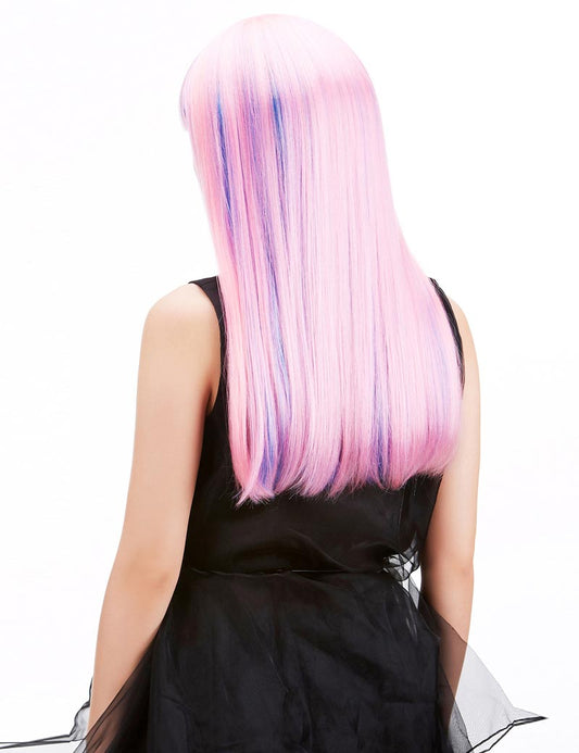 重めの前髪で目力アップ!!さらさらストレートがとっても魅力的。ウィッグネット付き♪ PTB-020