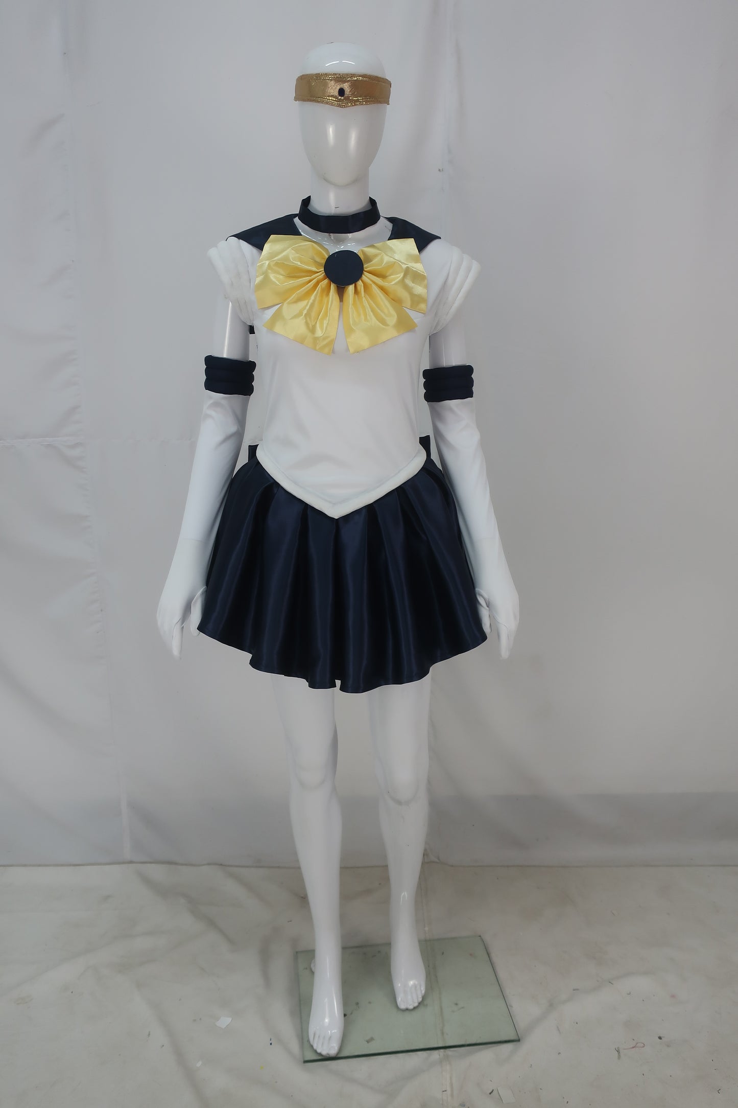 大人の女性用 JCA-050 セーラームーン(ウラヌス) ホワイト ブルー イエロー コスプレ衣装