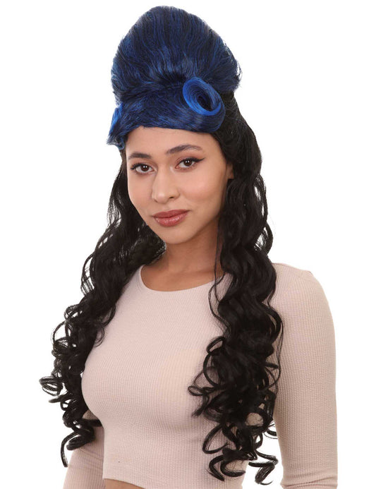 ルネッサンス レディ 女性用ウィッグ コレクション | ロングカーリーコロニアルコスプレハロウィンウィッグ | ウィッグ プレミアム通気性キャップレスキャップ H-405