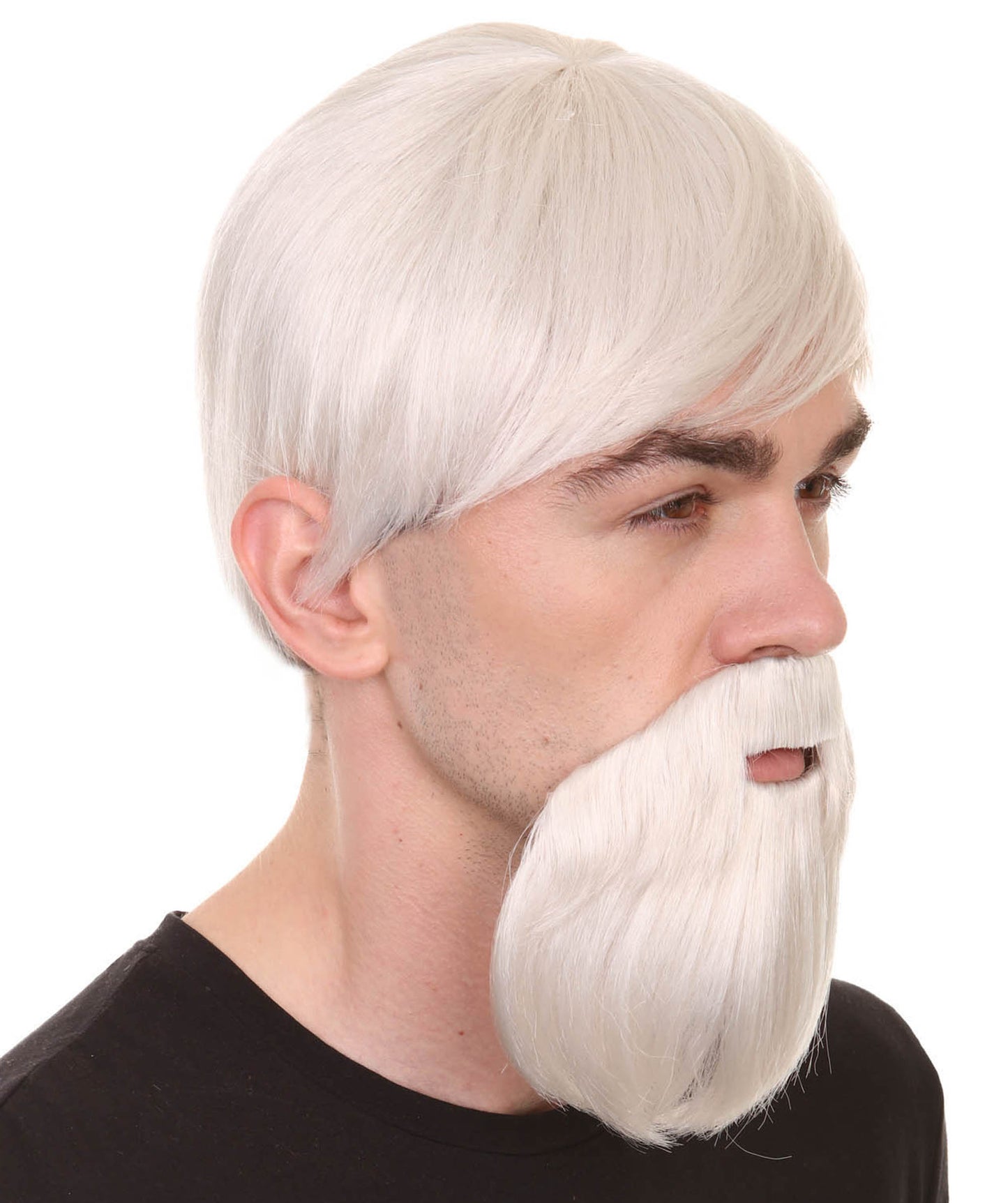 Wigs2you ハロウィンパーティープレミアムメンズ H-2126 カーネル・サンダーウィッグ と ムースタッシュ 自然な見た目 完璧なウィッグの選び方