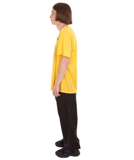 大人向け女性用 バレンタインデー イエロー マッチング カップル "He's Mine" Tシャツ コスプレ コスチュームコレクション