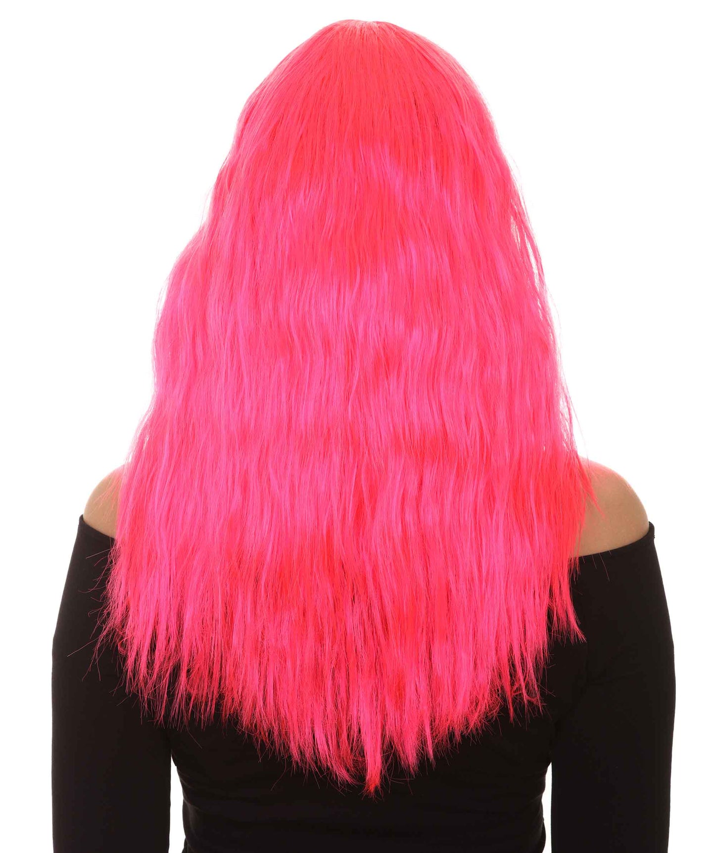 Wigs2you ハロウィンパーティープレミアムレディース H-1756 華やかに見えるグラマラマ ネオンピンクウィッグ