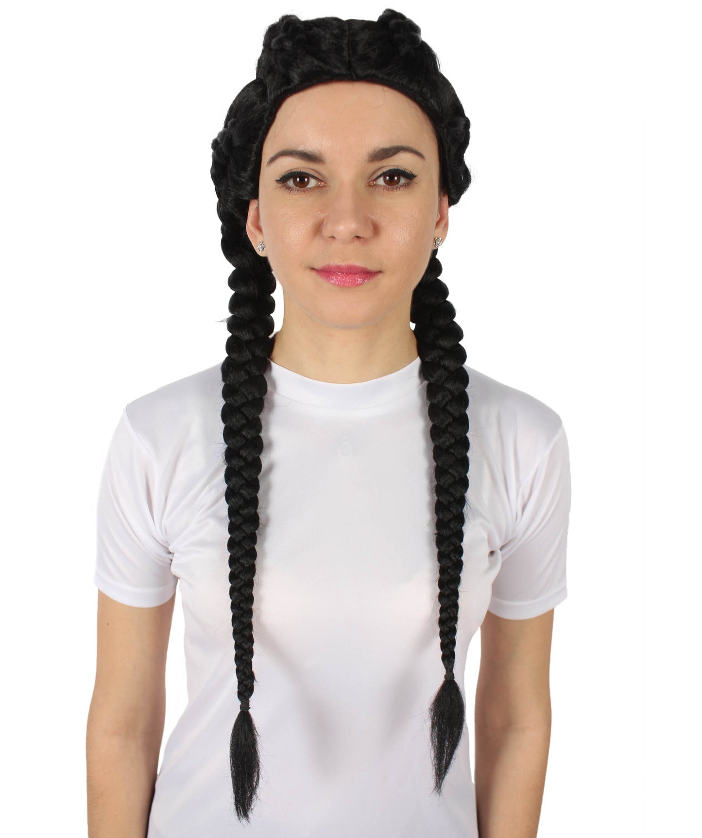 Wigs2you ハロウィンパーティ プレミアムレディース Kim Kardashian ブラックウィッグ H-5733