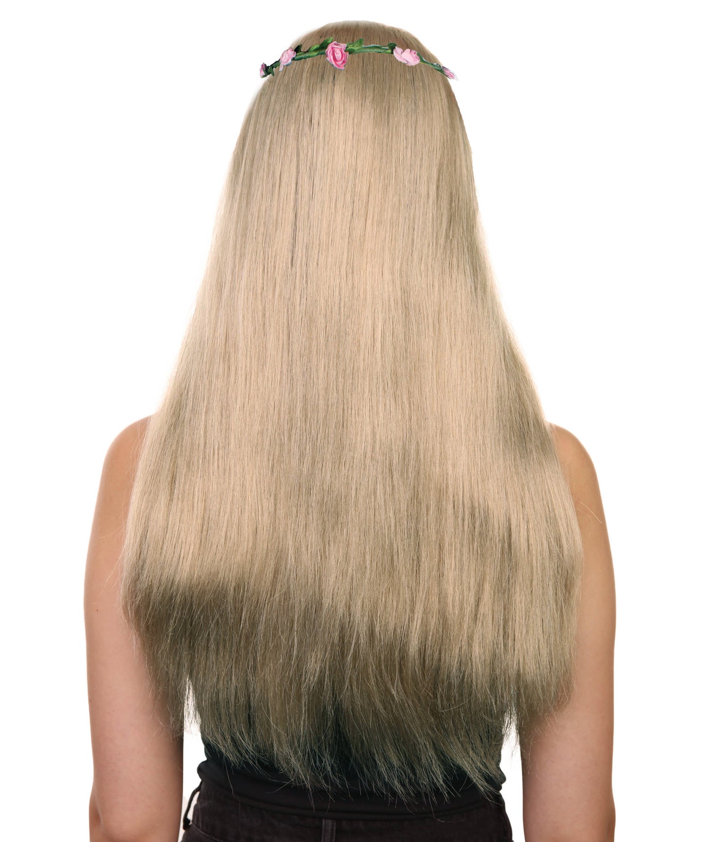 ハロウィンパーティープレミアム レディース H-5264 ビッグキャットアクティビストロングヒッピー ウィッグ ブロンド