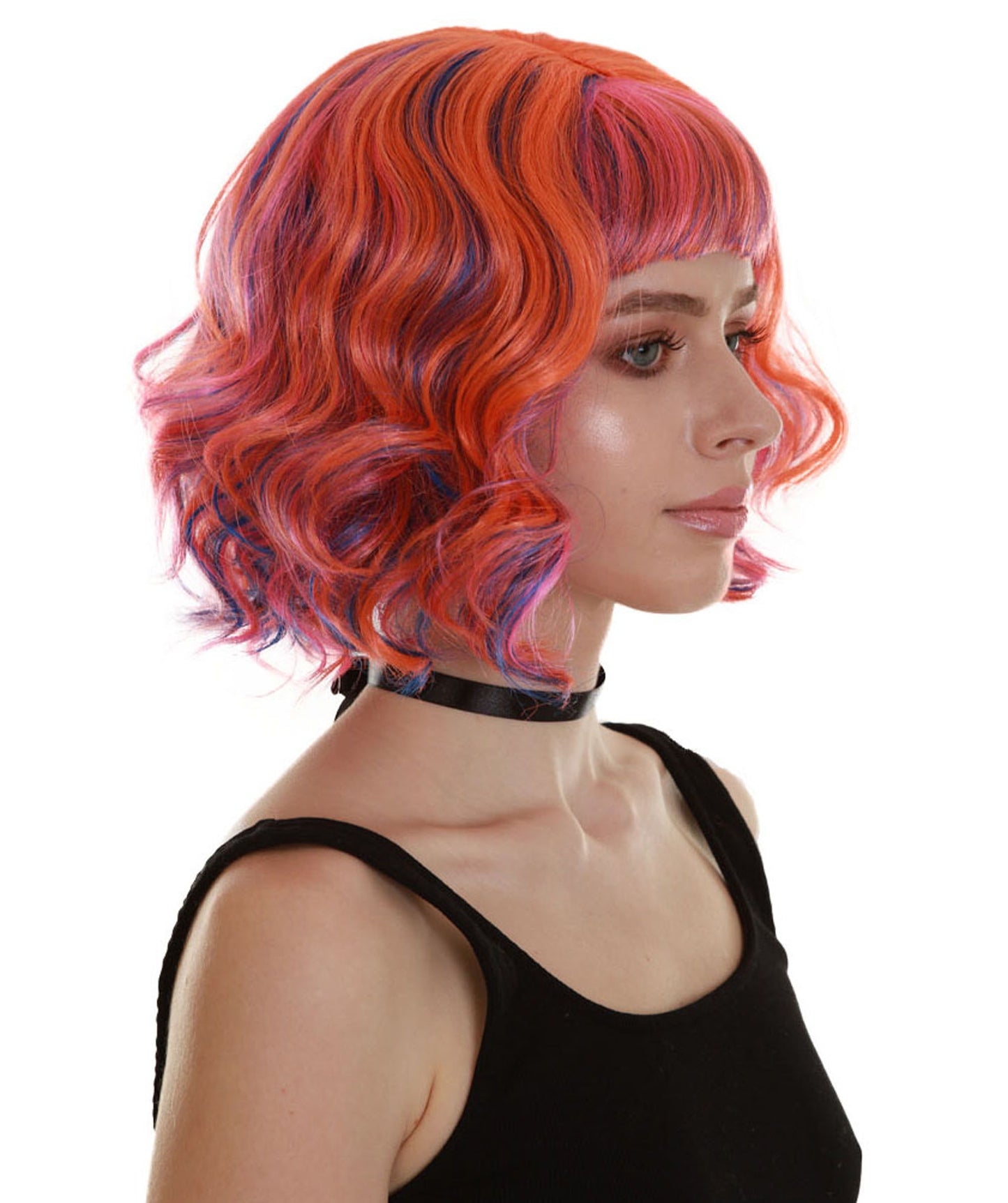 レイ・オブ・ライト ハロウィンパーティープレミアム レディース H-5268 ピンク ウェービー トレンディ レイ・オブ・ライト ウィッグ