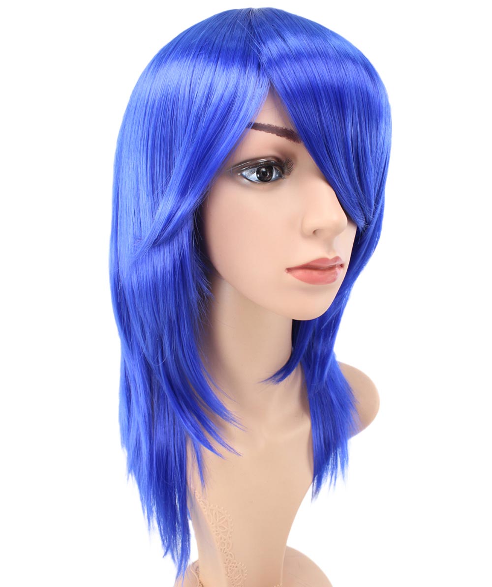 レディースファッション C-071 ロングストレート C-ワインレッド コスプレヒートスタイラブルウィッグ