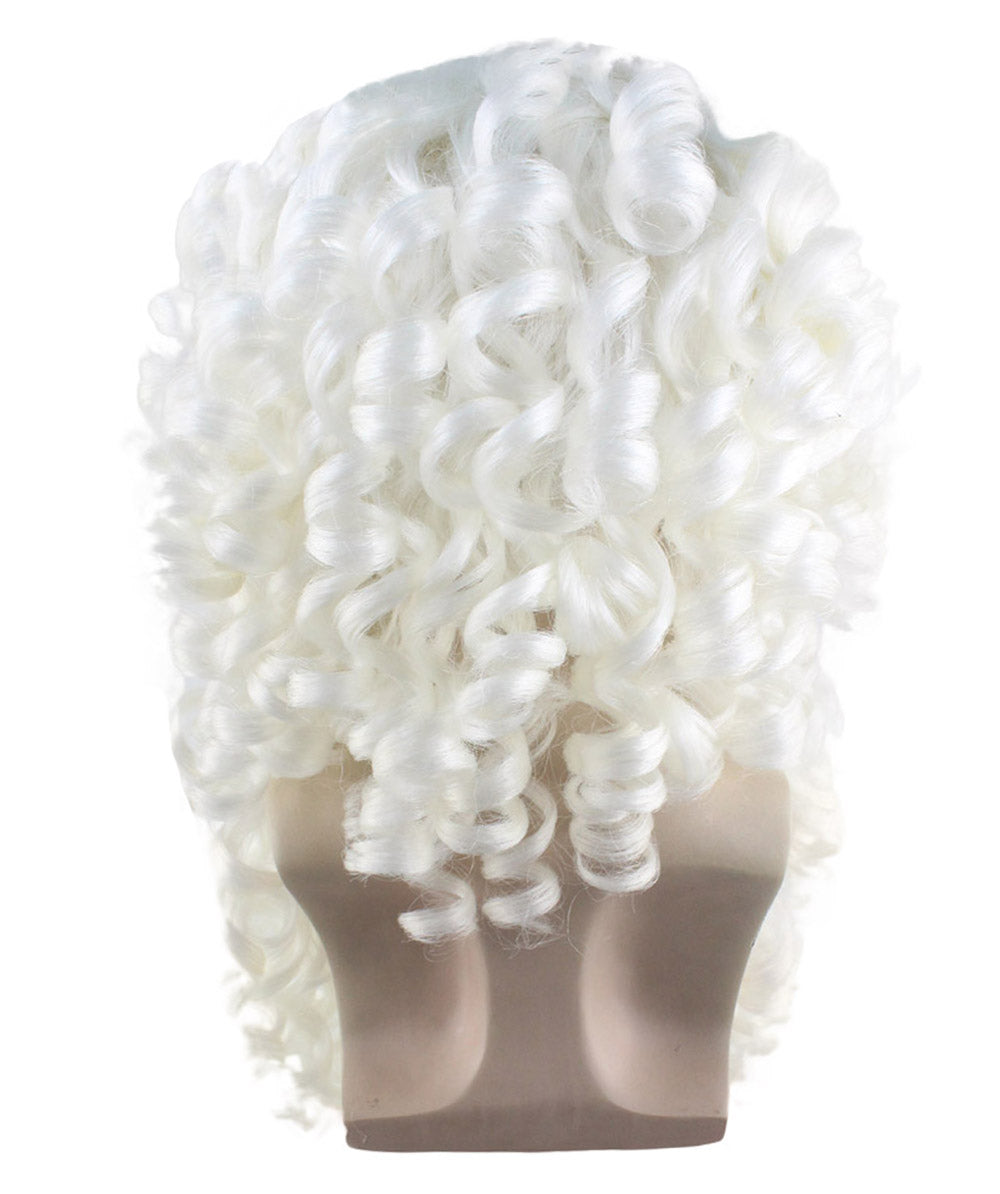 ハロウィンパーティー プレミアム 男性用 H-2384 プロフェッショナル サンタ ウィッグ および フル ビアード セット