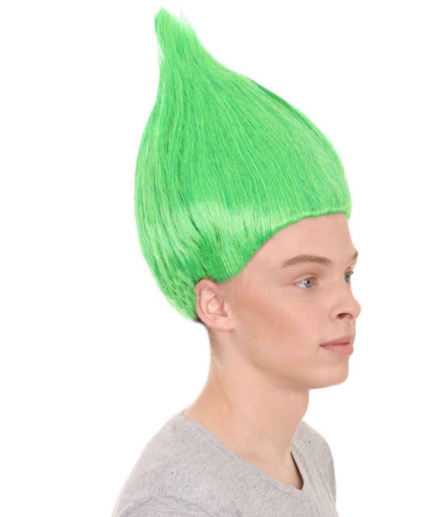 Wigs2you ハロウィン パーティー プレミアム メンズ H-635 トロールズ ウィッグ グリーン色