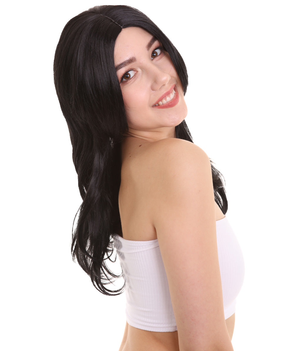 Wigs2you ハロウィンパーティープレミアム H-947 3レイヤーのパーティーガールウィッグ ブラックカラー