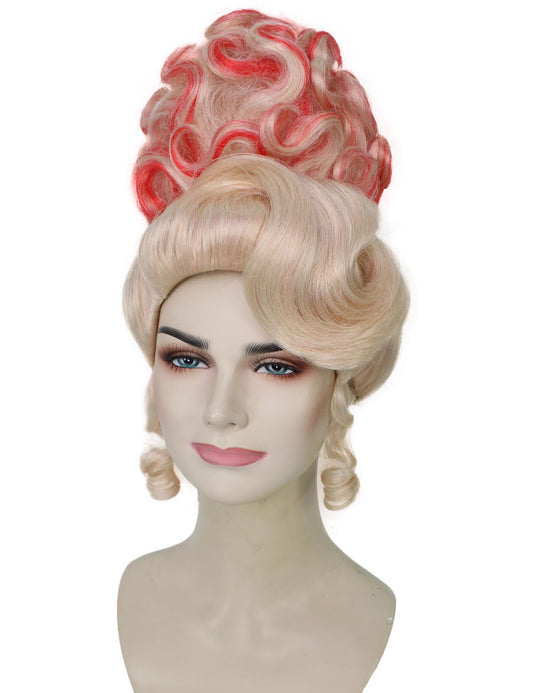 レディース H-5716 ルポール・ドラッグレース ウェービーボディウェーブ ビーハイブ マルチカラーアップド ウィッグ