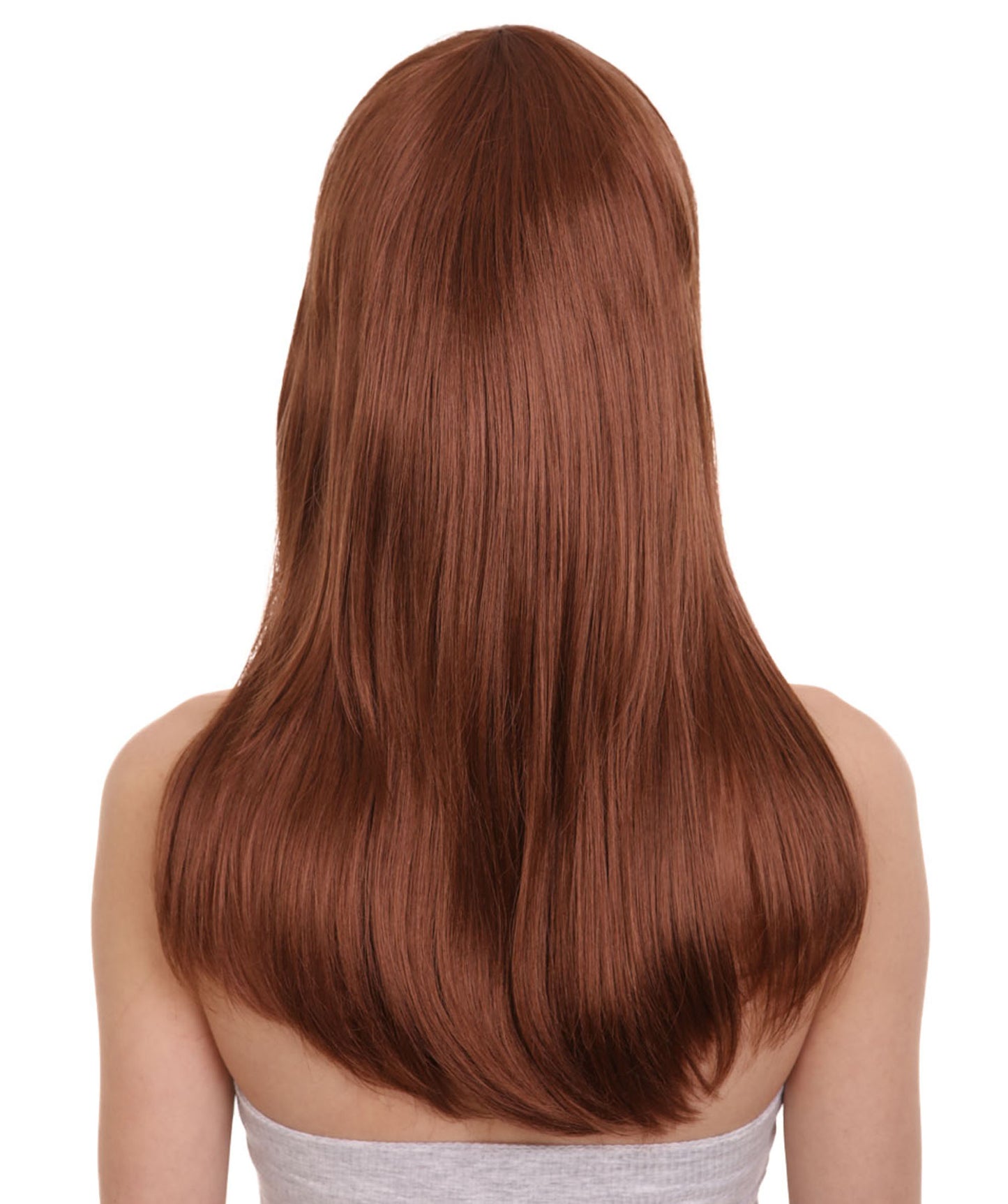 Wigs2you ハロウィン パーティー プレミアム レディース H-1066 とても快適なグラマー グリーン ウィッグ オーバーン ブラウン色